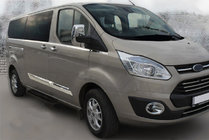 Ford Custom 2013-2022 Molduras de puerta OmsaLine (5 uds, acero inoxidable) foto 1