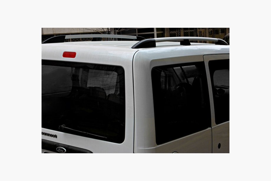 Ford Connect 2006–2009 (Skyline) Barras de Techo Cromadas (Base de Plastico) Image
