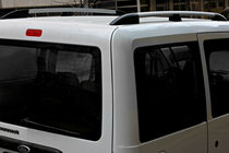 Ford Connect 2006–2009 (Skyline) Barras de Techo Cromadas (Base de Plastico) foto 1