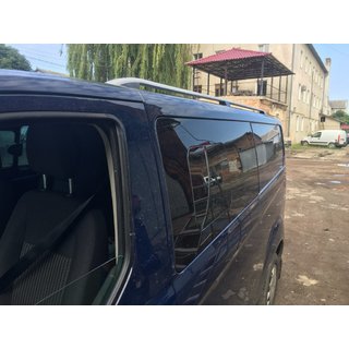 Barras de techo Skyport (2 uds, gris mate) Ford Custom 2013-2022 foto 4