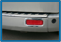 Ford Custom 2013-2022 Molduras para reflectores traseros (2 uds, acero inoxidable) foto 1