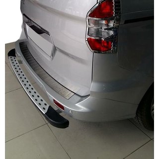Protector de parachoques trasero OmsaLine (mate, acero inoxidable) Ford Courier 2014-2023 foto 1