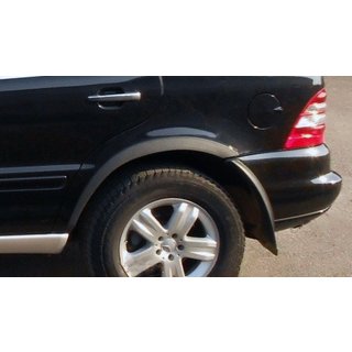 Aletines para aletas (4 uds, Negro Metal) Mercedes ML W163 1997-2005 foto 1