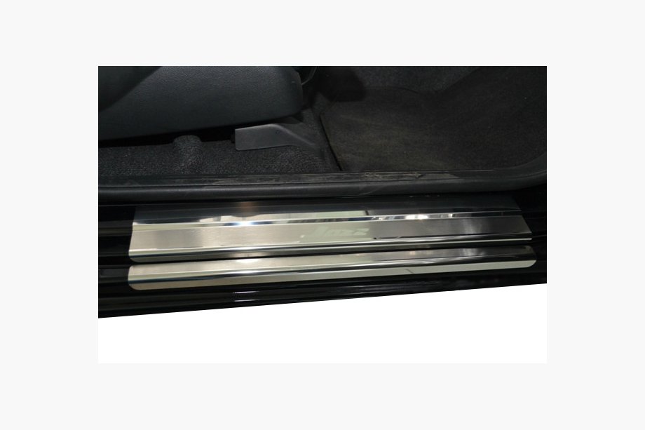 Honda FIT/Jazz 2009-2013 Cubiertas de estribos Natanika Premium en acero inoxidable (8 uds) Foto 1