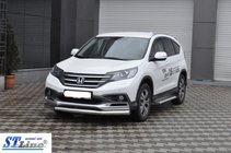 Honda CRV 2012-2016 Defensa Delantera ST008 (Acero Inoxidable) foto 3
