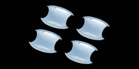 Honda CRV 2007-2011 Cubetas para manijas de puerta (4 uds, plastico) foto 1