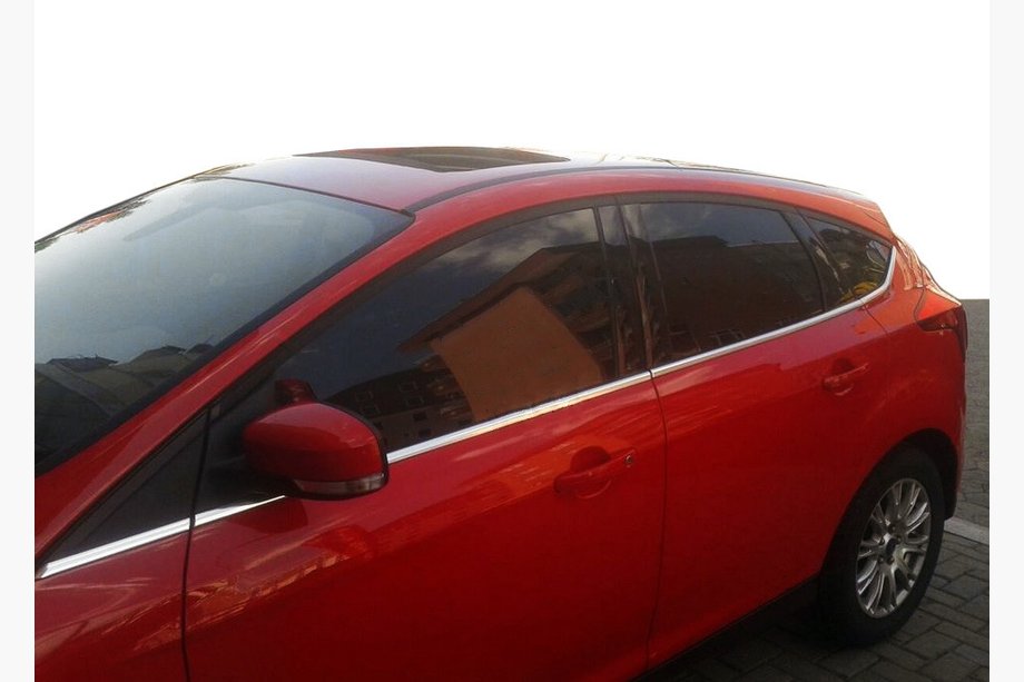 Ford Focus III 2011-2017 Molduras inferiores de ventanas acero inoxidable (8 uds) Sedán, Carmos - Acero Turco Foto 6