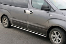 Hyundai H300, H1, Starex 2008-2020 Barras Laterales BB001 (2 uds, Acero Inoxidable) foto 1
