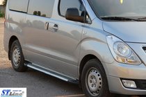 Hyundai H300, H1, Starex 2008-2020 Estribos laterales King (2 uds., aluminio) foto 3