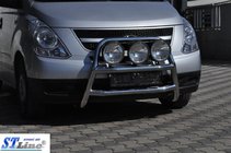 Hyundai H300, H1, Starex 2008-2020 Defensa Delantera WT018 (Acero Inoxidable) foto 2