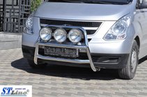 Hyundai H300, H1, Starex 2008-2020 Defensa Delantera WT018 (Acero Inoxidable) foto 3