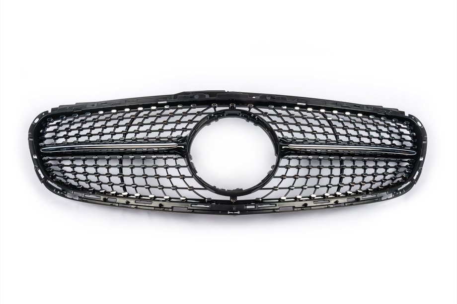 Mercedes E-class W212 2009-2016 Parrilla Delantera Diamond Black (para Avantgarde y AMG-Line, 2013-2016) Foto 2