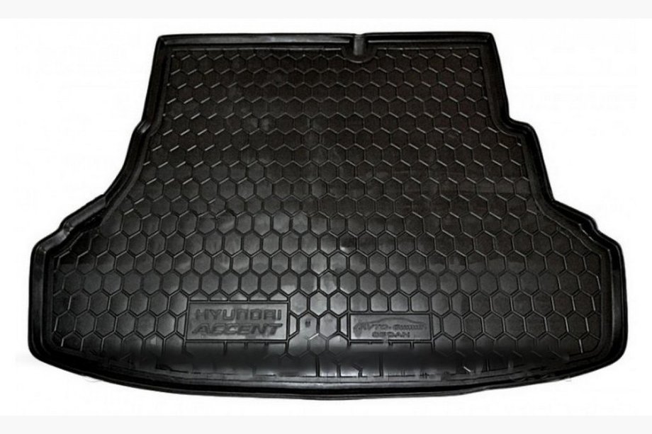 Hyundai Accent 2011-2017 Alfombrilla de Maletero SD (Autogumm, Goma) Image