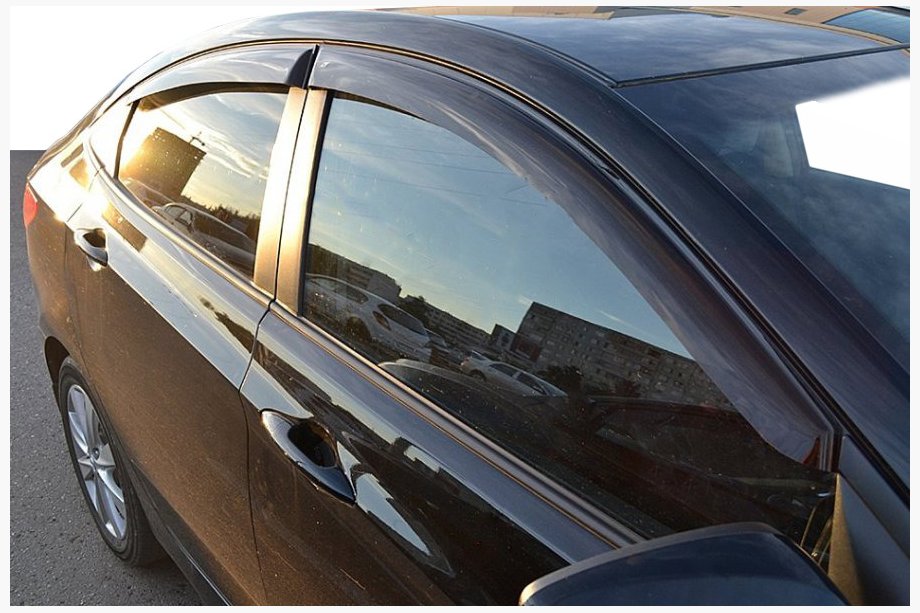 Hyundai Accent 2011-2017 Deflectores de Ventana (Sedan, 4 uds, Cobra) Image