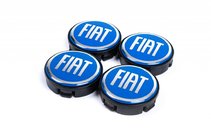 Fiat Tapacubos centrales 57/55.5 mm azul (4 uds) foto 1