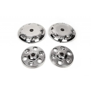 Tapacubos de acero inoxidable OEM (2 aros) foto 1