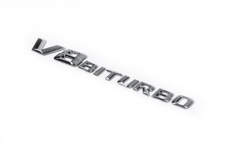 Mercedes X class 2017-2020 Emblema V8 Biturbo Cromo Image