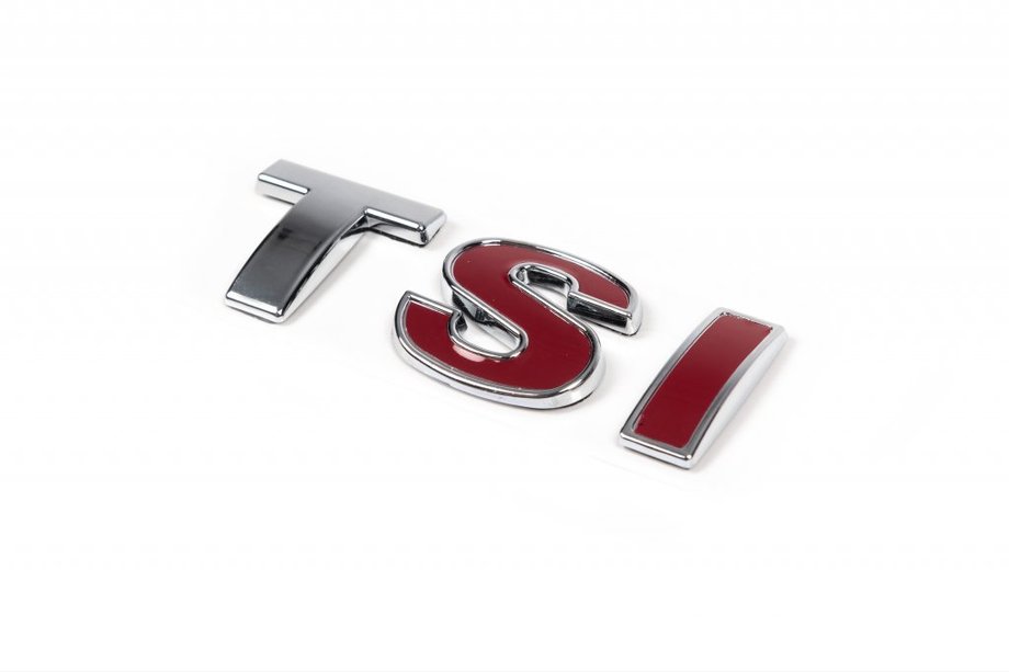 Volkswagen Tiguan 2007-2016 Emblema TSI (fuente recta) Image