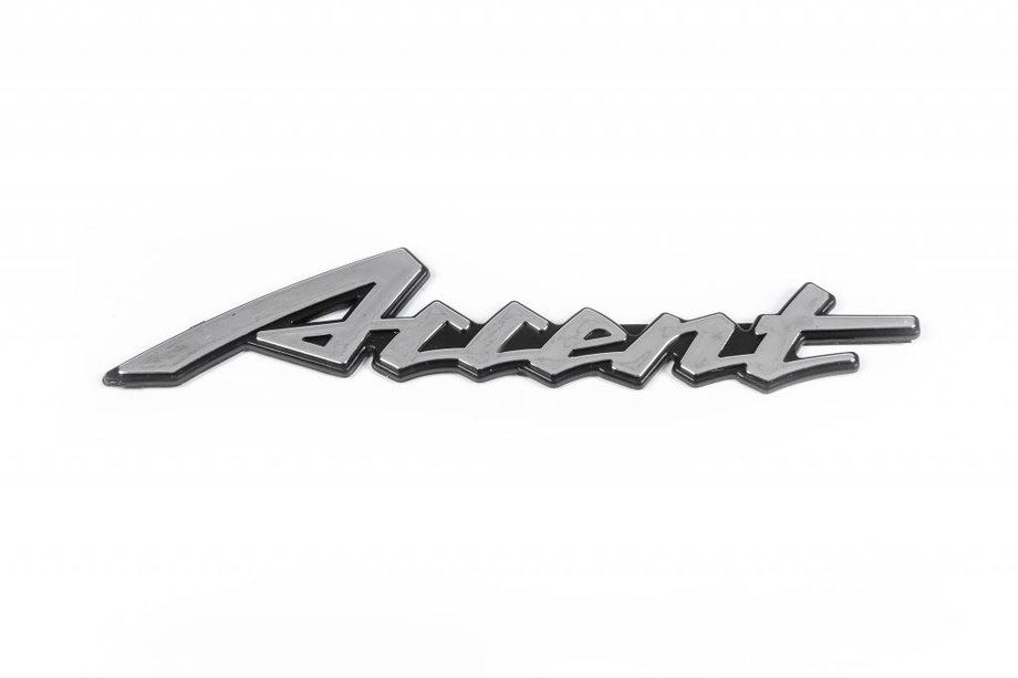 Hyundai Accent 2000-2006 Inscripción Accent 16cm (Turquía) Image