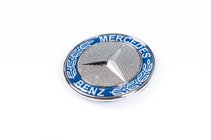 Mercedes Viano 2004-2014 Emblema de capó Mercedes (80mm diámetro) foto 1