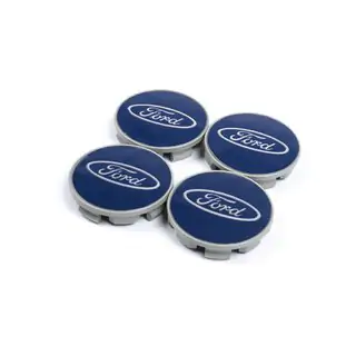 Tapacubos centrales 69/64mm azul (4 uds) foto 1
