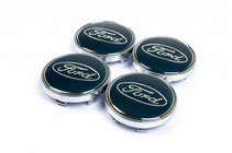 Ford Tapacubos centrales 61/56mm azul (4 uds) foto 1