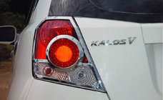 Chevrolet Aveo T200 2002-2008 Cubiertas cromadas para luces traseras HB (2 uds., plástico) foto 1