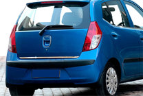 Hyundai I-10 2008-2013 Moldura maletero acero inoxidable foto 1
