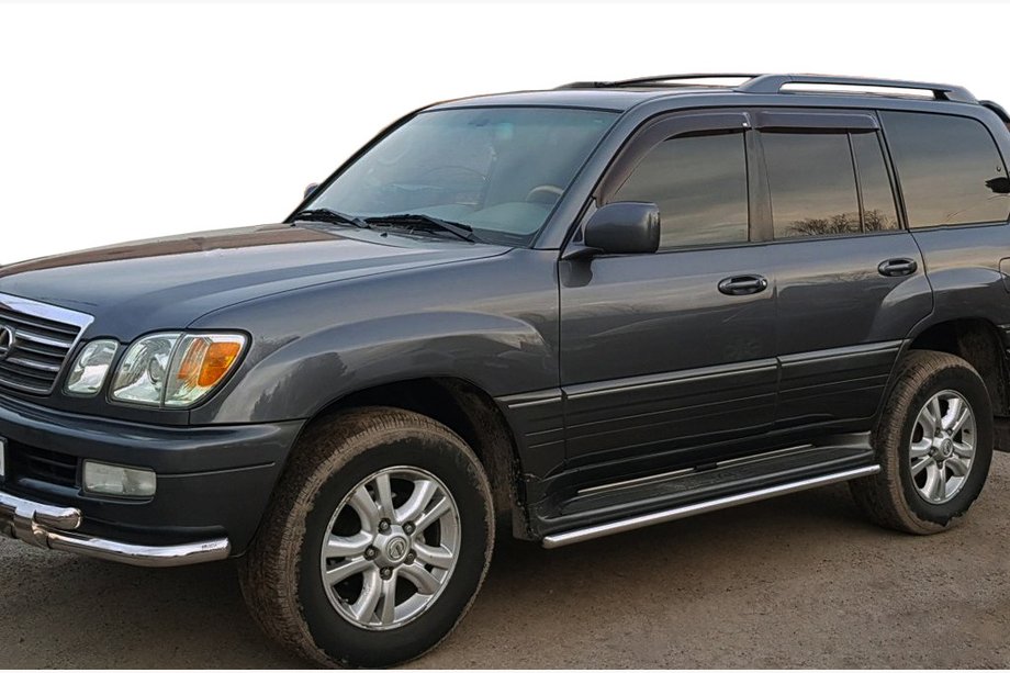 Lexus LX470 1998-2007 Protecciones laterales de estribo (2 uds., acero inoxidable) Image