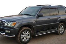 Lexus LX470 1998-2007 Protecciones laterales de estribo (2 uds., acero inoxidable) foto 1