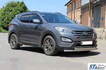 Hyundai Santa Fe 3 2012-2018 Defensa Delantera ST014 (Acero Inoxidable) foto 2