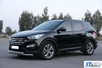 Hyundai Santa Fe 3 2012-2018 Defensa Delantera ST014 (Acero Inoxidable) foto 3