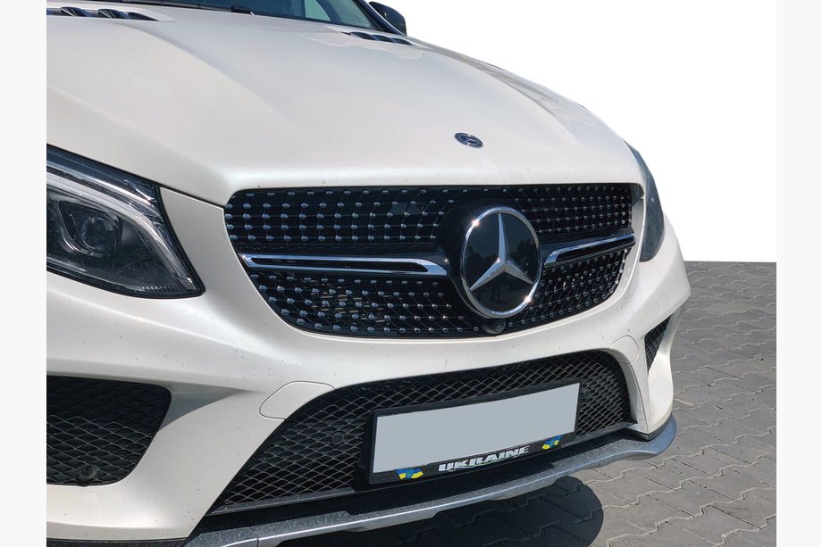 Mercedes GLE coupe C292 2015-2019 Parrilla frontal tuning (Diamond Black) Image
