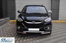 Hyundai IX-35 2010-2015 Defensa Delantera ST014-1 (Acero Inoxidable) foto 2