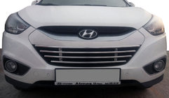 Hyundai IX-35 2010-2015 Parrilla de parachoques (acero inoxidable) foto 1