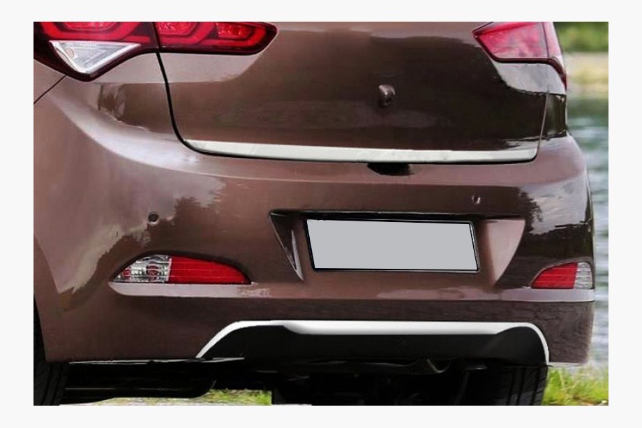 Hyundai I-20 2014-2020 Protector trasero de parachoques 2014-2018 acero inoxidable Image