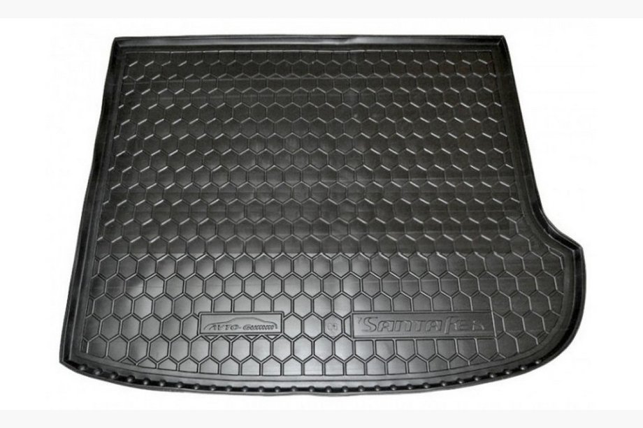 Hyundai Santa Fe 2 2006-2012 Alfombrilla Maletero 7 Plazas (Autogumm, Goma) Image