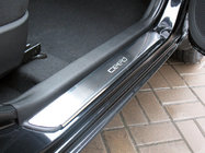 Kia Ceed 2007-2012 Cubiertas de Umbral Nataniko (4 uds., Acero Inoxidable) foto 1
