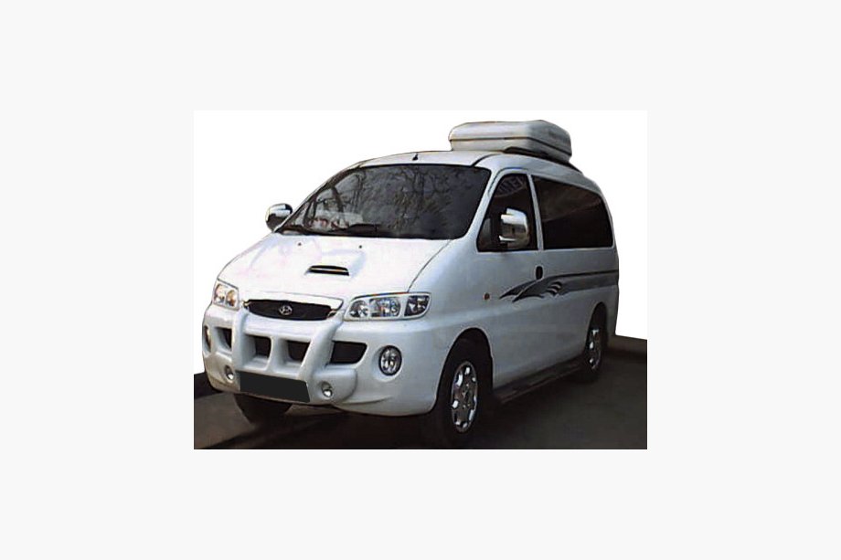 Hyundai H200, H1, Starex 1998-2007 Labio delantero central con faros antiniebla (imprimado para pintar) Image