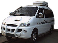 Hyundai H200, H1, Starex 1998-2007 Labio delantero central con faros antiniebla (imprimado para pintar) foto 1