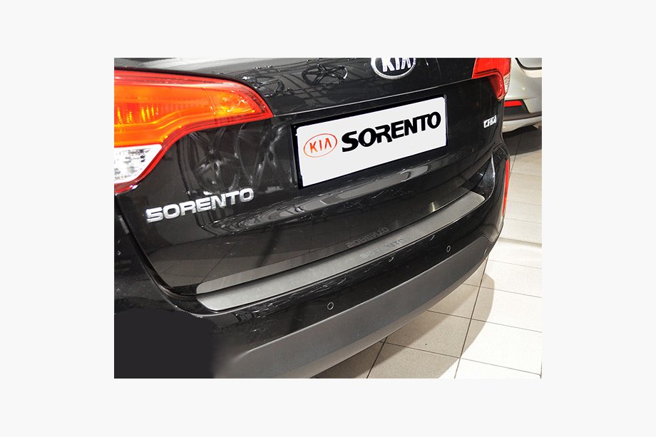 Kia Sorento II XM 2009-2014 Protector de parachoques trasero Nataniko (acero inoxidable) Image