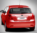 Kia Ceed 2007-2012 Moldura de maletero (HB, acero inoxidable) foto 1