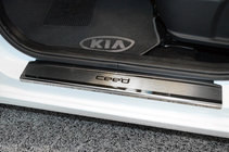 Kia Ceed 2012-2018 Cubiertas de Umbral Nataniko (4 uds., Acero Inoxidable) foto 1