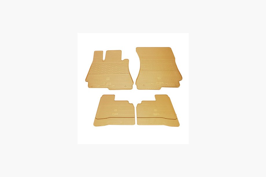 Mercedes S-class W221 2005-2013 Alfombrillas de goma beige (4 uds, Stingray Premium) Image