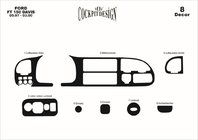 Ford Transit 1991-2000 Cubiertas de Panel de Salpicadero (1997-2000) Aluminio foto 4