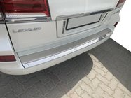 Lexus LX570/450d 2008-2022 Inserto de Parachoques Trasero Cromo (2012-2015) foto 2