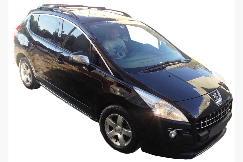 Peugeot 3008 2008-2016 Barras de Techo Skyport BLACK Image