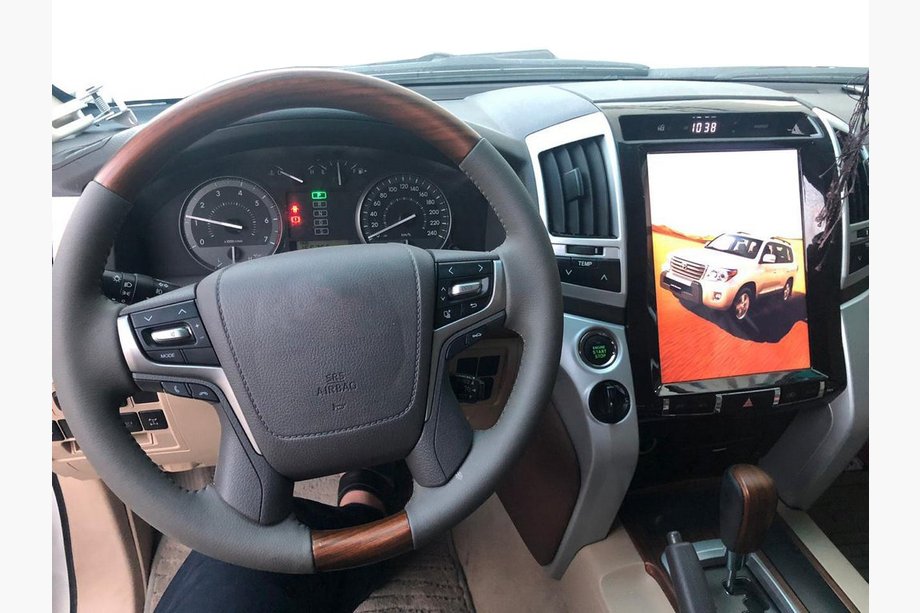 Toyota Land Cruiser 200 2007-2021 Radio de coche GXR 2008-2015 (estilo Tesla, 12 pulgadas) Image
