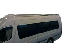 Mercedes Sprinter W906 2006–2018 Barras de Techo (Original, Pies Blancos) foto 1