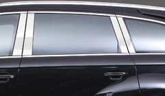 Audi Q7 2005-2015 Molduras de Acero Inoxidable para Pilares de Puerta foto 4
